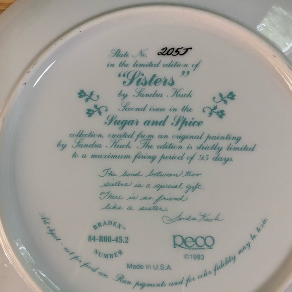 Set of 2 Decorative Plates - Picture 6 of 7